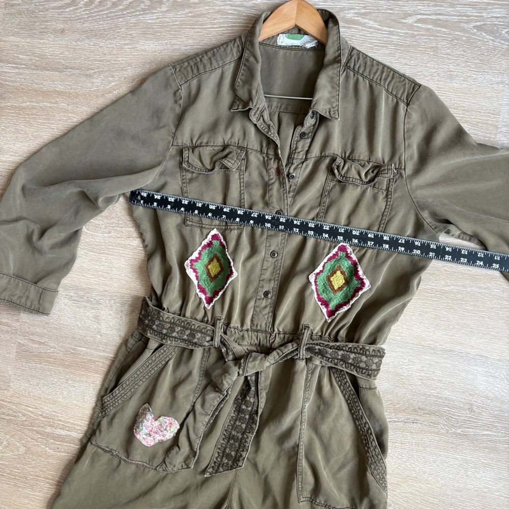 Anthropologie Jane Jumpsuit with Custom Patches - Picture 12 of 15